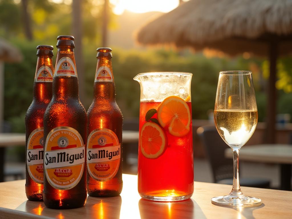 Essential drinks package — Vino · Cerveza · Refrescos