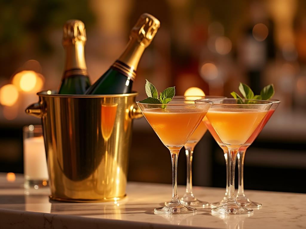 Premium drinks package — Vinos premium · Champán · Cócteles artesanales