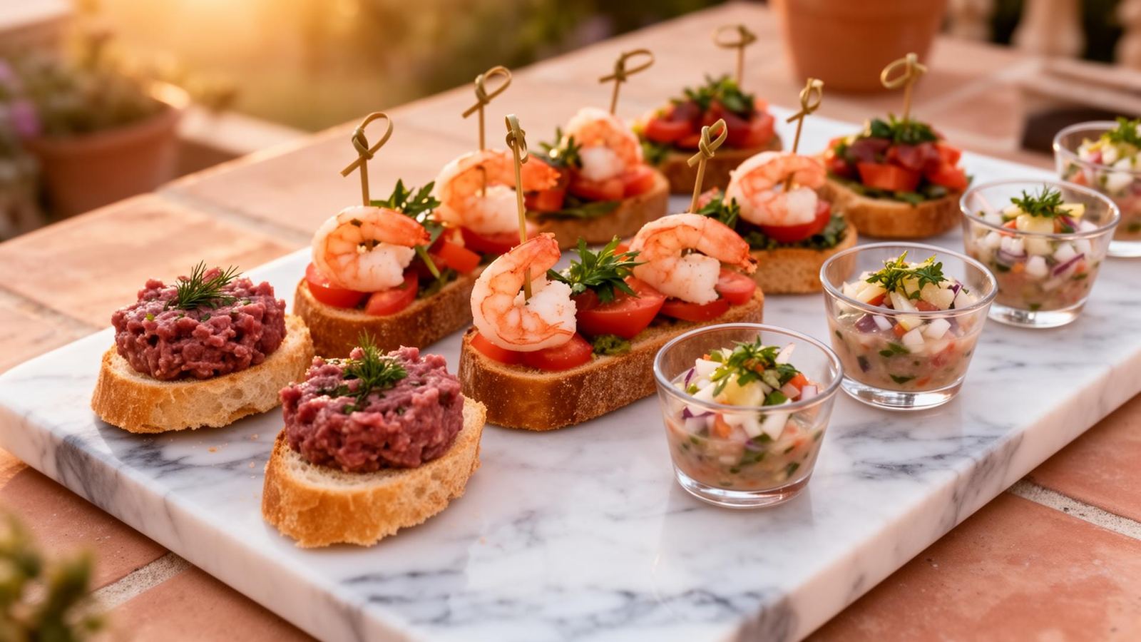 Walking Bites — Catering Málaga | MAREA